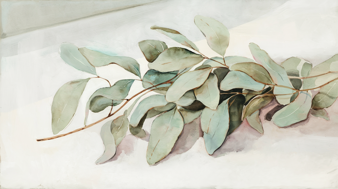 Eucalyptus Botanical Print Set – 4 Minimalist Greenery Illustrations (Digital Download) - Image 3