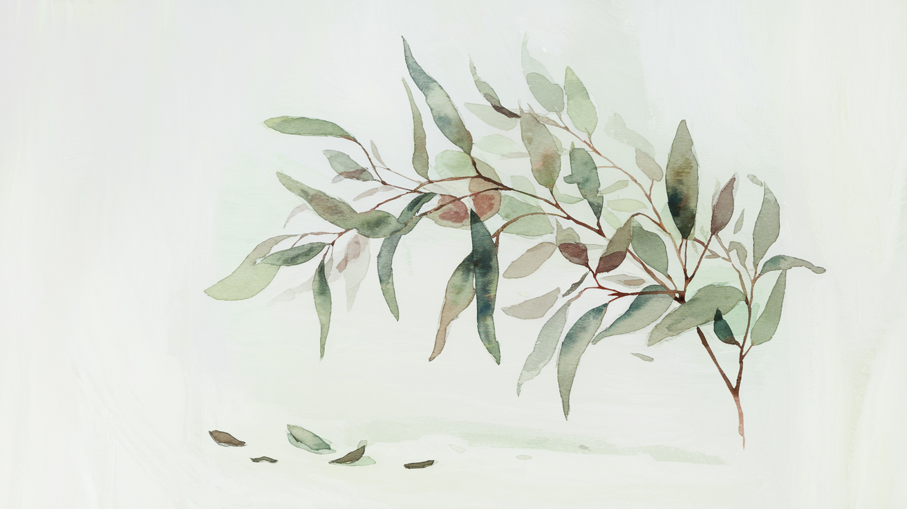 Eucalyptus Botanical Print Set – 4 Minimalist Greenery Illustrations (Digital Download) - Image 2