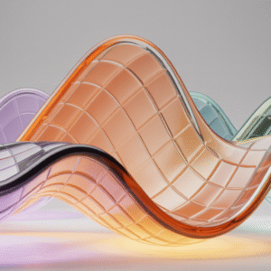Chromatic Flow — Limited-Edition Abstract Glass Wave Art Bundle (1-of-15)