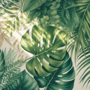 Tropical Leaf Wall Art Bundle – Limited Edition Botanical Prints (Only 15 Sets) | Nature-Inspired Digital Decor