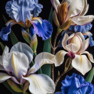 Luxury Moody Botanical Wall Art Bundle
Blue Iris & Magnolia Fine Art Print Collection