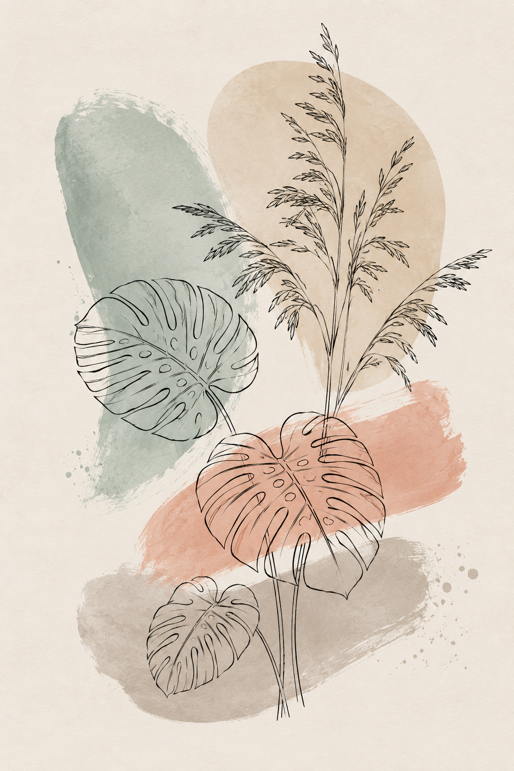Abstract Boho Botanical - Image 2